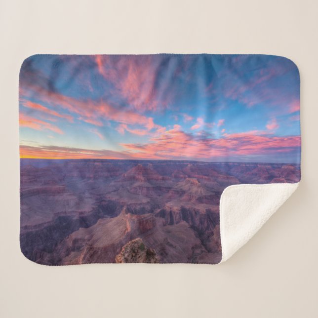 Cobertor Sherpa Desertos | Arizona de Grand Canyon em Hopi Point (Frente (Horizontal))