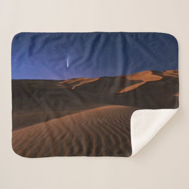 Cobertor Sherpa Desertos | Galáxia de Areia Duna (Frente (Horizontal))