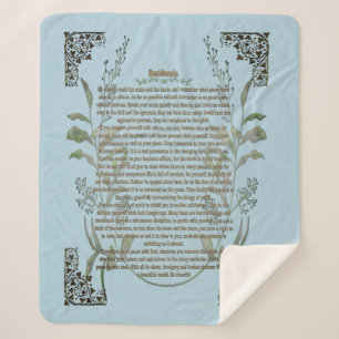 Cobertor Sherpa Desiderata