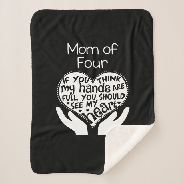 Cobertor Sherpa design branco (Frente)