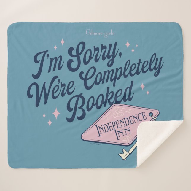 Cobertor Sherpa Design Completamente Reservado de Gilmore Girls (Frente (Horizontal))