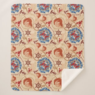 Cobertor Sherpa Design de núcleo do Crustáceo