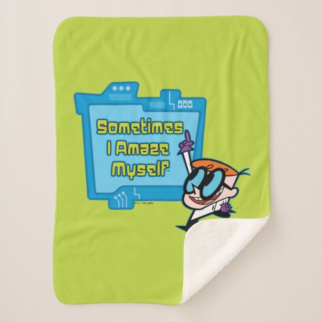 Cobertor Sherpa Dexter - Às vezes eu me surpreende (Frente)