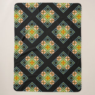 Cobertor Sherpa Diamond Crosses