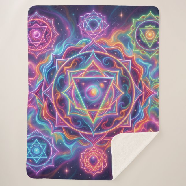 Cobertor Sherpa Die 7 Chakren´10 (Frente)