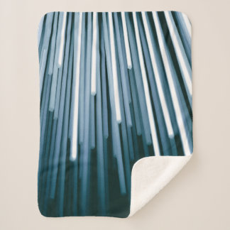 Cobertor Sherpa Digital branco e preto