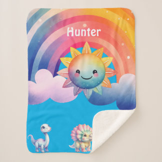 Cobertor Sherpa Dinossauro