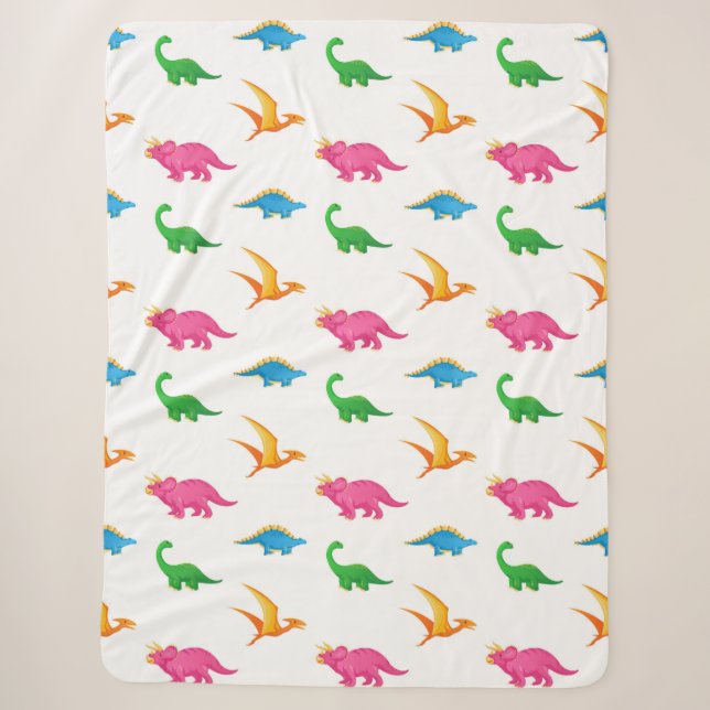 COBERTOR SHERPA DINOSSAUROS (Frente)