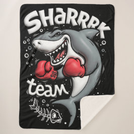 Cobertor Sherpa Diseño Sharrrk Team
