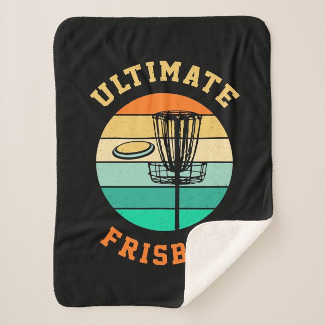 Cobertor Sherpa Disk Golf Ultimate Frisbee (Frente)