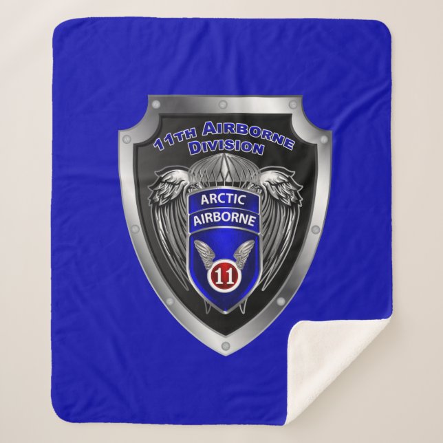 Cobertor Sherpa Divisão 11 Airborne (Frente)