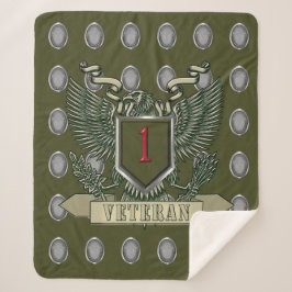 Cobertor Sherpa Divisão de Infantaria da rua Veteran