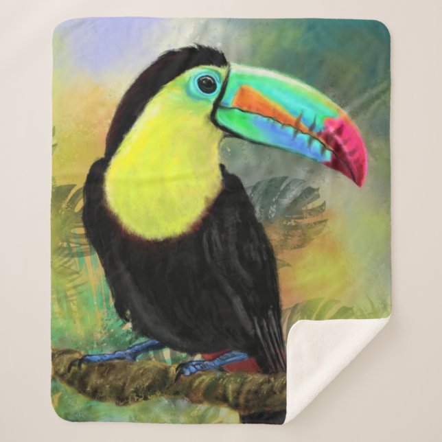 Cobertor Sherpa do Tucano (Frente)