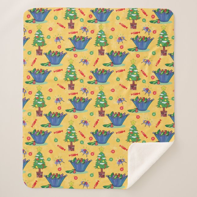 Cobertor Sherpa Doces de Natal (Frente)