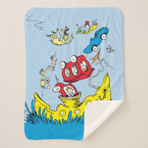 Cobertor Sherpa Dr. Seuss   Cena dos Ovos Verdes e Presunto