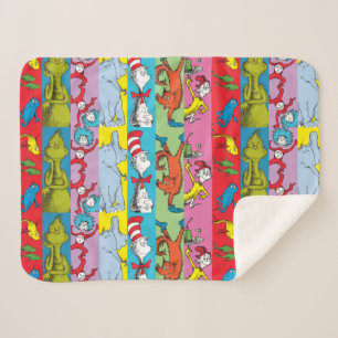 Cobertor Sherpa Dr. Seuss Fatia de Personagem