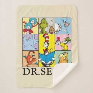 Cobertor Sherpa Dr. Seuss Histórias Gráficas
