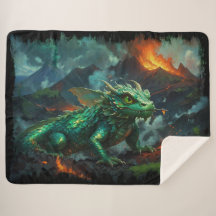 Dragão Havaiano se aquecendo em Lava