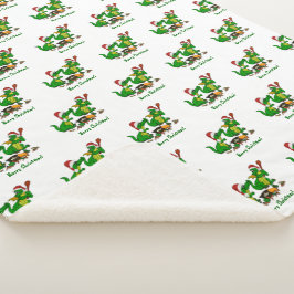 Cobertor Sherpa Dragões - Feliz Natal! - hoje eu vou cozinhar