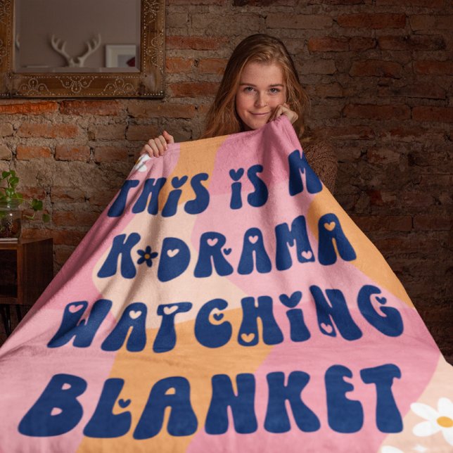 Cobertor Sherpa Drama coreano personalizado Lover KDrama observand (Criador carregado)