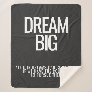 Cobertor Sherpa Dream Big Fleece Blanket