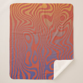 Cobertor Sherpa Dream Flow l Abstract Trippy Pattern - No. 01