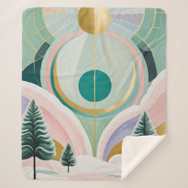 Cobertor Sherpa Dreamscape Whimsical Winter