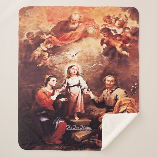 Cobertor Sherpa Duas Trinidades (Frente)