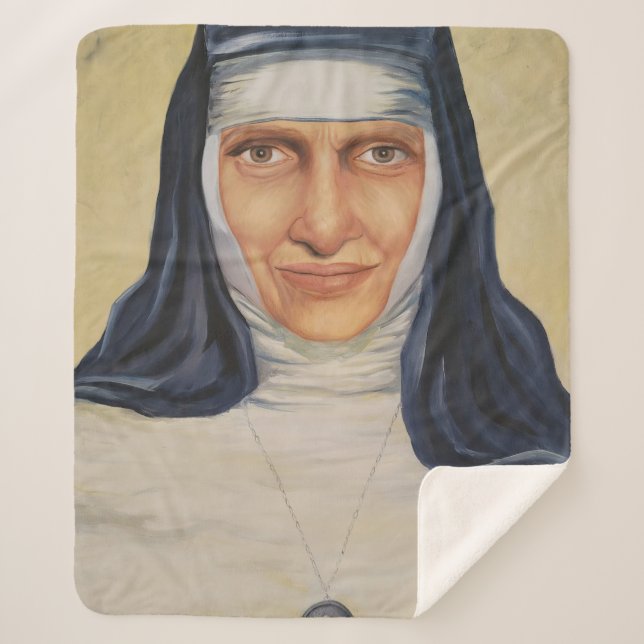 Cobertor Sherpa Dulce santo dos Pobres (Frente)