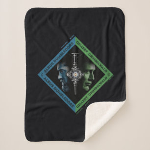 Cobertor Sherpa Dumbledore & Grindlewald Blood Troth Graphic
