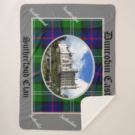 Cobertor Sherpa Dunrobin Castle Sutherland Spellings e Tartan