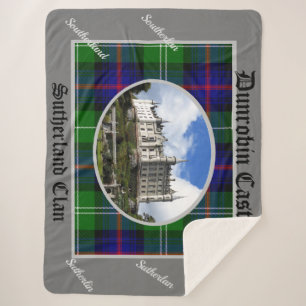 Cobertor Sherpa Dunrobin Castle Sutherland Spellings e Tartan