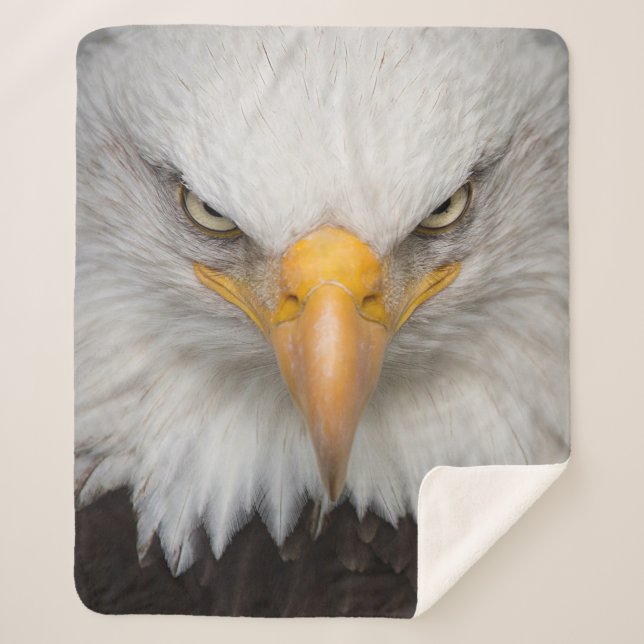 Cobertor Sherpa Eagle Closeup (Frente)