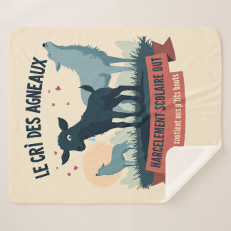 Cobertor Sherpa Écho Contre l’Opression - Crachá #BalanceTonTyra