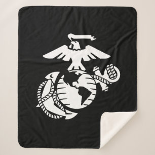 Cobertor Sherpa EGA de uma cor - branco