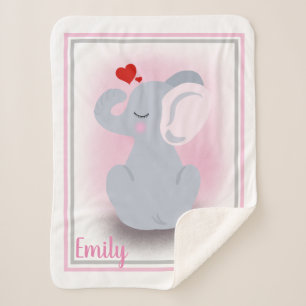 Cobertor Sherpa Elefante