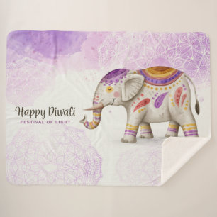 Cobertor Sherpa Elefante Diwali