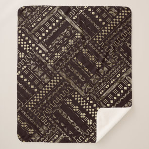 Cobertor Sherpa Elegância Afrocêntrica para a Vida Justa