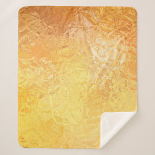 Cobertor Sherpa Elegância Dourada: Fundo Luxuoso Abstrato