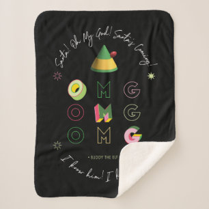 Cobertor Sherpa Elf o Filme PAPAIS NOEIS OMG