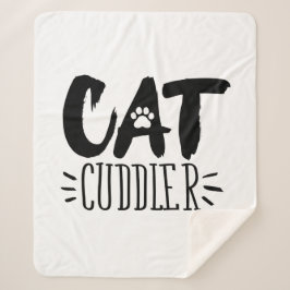 Cobertor Sherpa Em fotos de gatos estéticos de Cuddler Happy Cudle