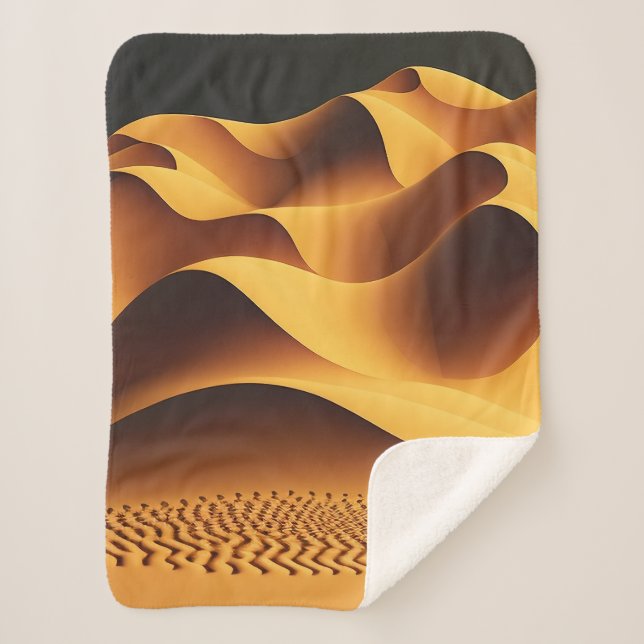 Cobertor Sherpa Ember Valleys (Frente)