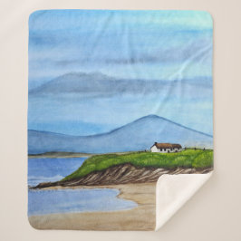 Cobertor Sherpa Encantando Bluff pelo mar