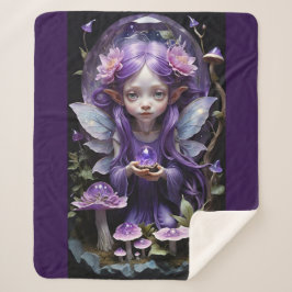 Cobertor Sherpa Enchanted Fairies V1