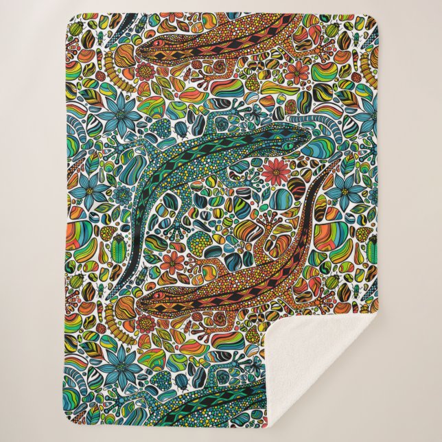 Cobertor Sherpa Encontre os lagos (Frente)