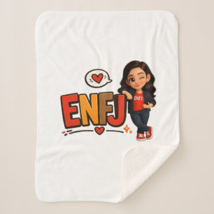 Cobertor Sherpa ENFJ — A Inspiração que Une Pessoas