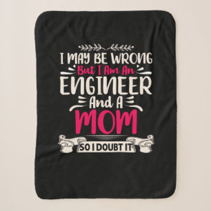 Cobertor Sherpa Engenheiro Eu Sou Um Engenheiro E Uma Mãe