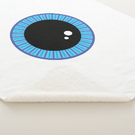 Cobertor Sherpa Engraçada Gelada Azul