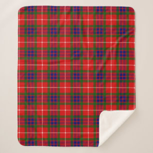 Cobertor Sherpa Escocês Clã Fraser da Xadrez Lovat Tartan