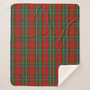 Cobertor Sherpa Escocês Clan MacLean da Xadrez Duart Tartan
